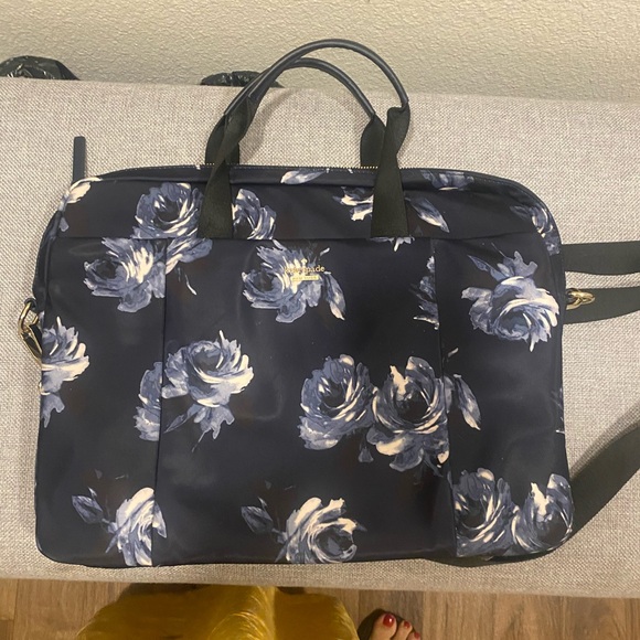 Navy blue laptop bag - Picture 6 of 7